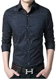 Camisa elegante hombre - manga larga